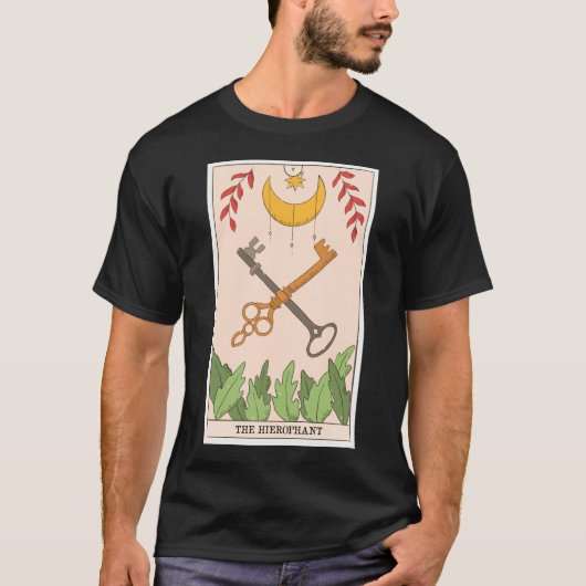 De Hiërarchische tarotkaart moderne Majoor Arcana T-shirt (Voorkant)