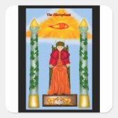 De Hiërofant - Sticker (Voorkant)