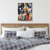 De hiërofant tarot magie schilderij canvas afdruk (Insitu (Slaapkamer))