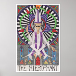 De Hiërofant tarotkaart Poster