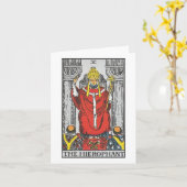 De hiërofant uit de Tarot van Waite Smith Kaart (Gele Bloem)