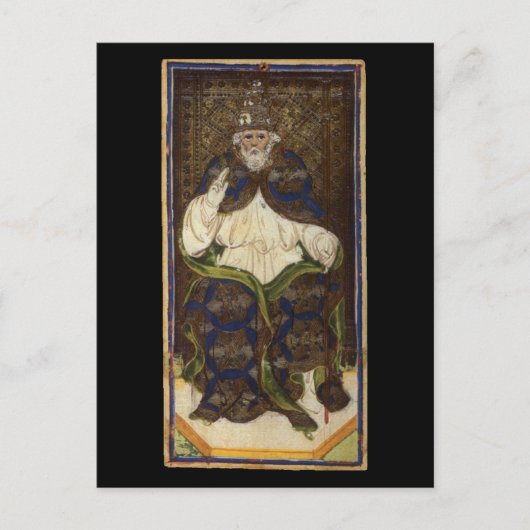 De Hierophant Tarot-kaart Briefkaart (Voorkant)
