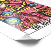 De Hierophant Tarot Kaart Foto Afdruk (Hoek)
