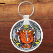 De Hierophant Tarot Kaart Sleutelhanger (Voorkant)