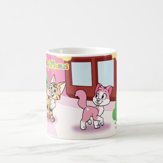 De High Meows_Tiger en Minette mok (Center)
