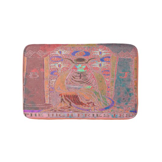 De High Priestess Tarot Card Bathroom Badmat (Voorkant)