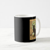De High Priestess Tarot Card Black Cat Mystical Koffiemok (Voorkant rechts)