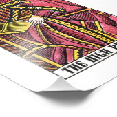 De High Priestess Tarot Card Foto Afdruk (Hoek)