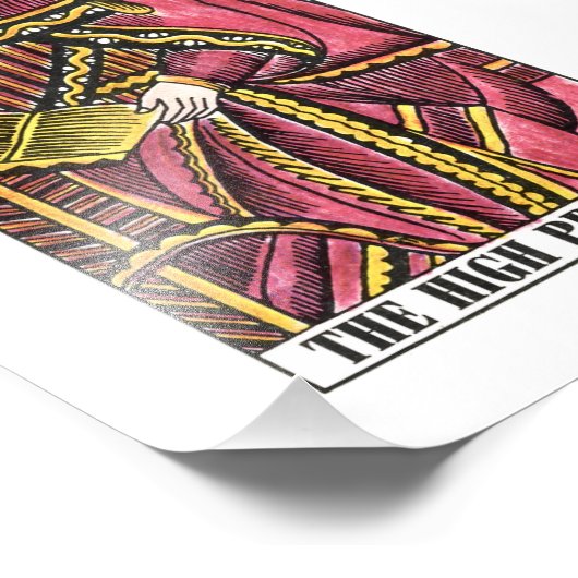 De High Priestess Tarot Card Foto Afdruk (Hoek)