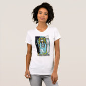 De High Priestess Tarot Card T-shirt (Voorkant volledig)