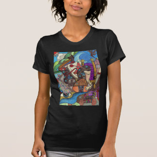 De High Priestess Tarot-kaart van Kaye Talvilahti T-shirt