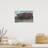 De High School met Faculteit en Studenten Poster (Keuken)