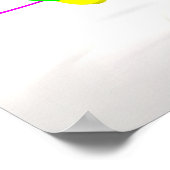 De High Vibe Muziek - Stereo White Poster (Hoek)