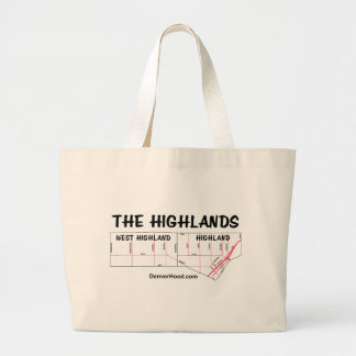 De Highlands Nabuurschapskaart Grote Tote Bag