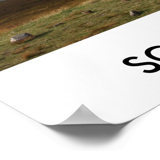 De HIghlands, SCOTLAND Poster (Hoek)