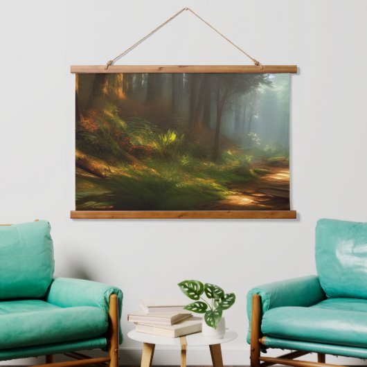 De hiking Trail Digital Art Hangend Wandkleed (Woonkamer)