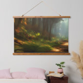 De hiking Trail Digital Art Hangend Wandkleed (Slaapkamer)