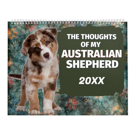 De hilarische gedachten van mijn Australische herd Kalender (Hoes)