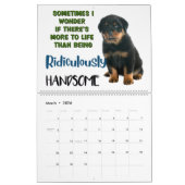 De hilarische gedachten van mijn rottweiler kalender (Mar 2026)
