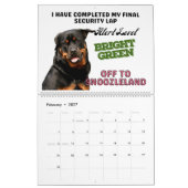 De hilarische gedachten van mijn rottweiler kalender (Feb 2027)