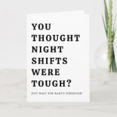 De hilarische zwangerschapsaankondiging van een ve kaart (Voorkant)