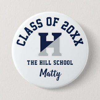 De Hill School Button Logo Custom gepersonaliseerd