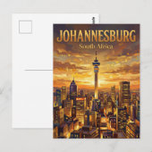 De Hillbrow-toren Zuid-Afrika Briefkaart (Voorkant / Achterkant)