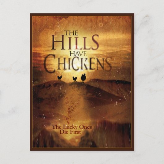 DE HILLEN HEBBEN CHICKENS BRIEFKAART (Voorkant)