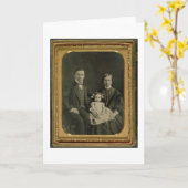 De Hiller familie, c.1850 (daguerreotype) Kaart (Gele Bloem)