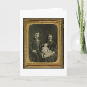 De Hiller familie, c.1850 (daguerreotype) Kaart