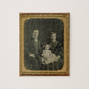 De Hiller-familie, c.1850 (daguerreotype) Legpuzzel
