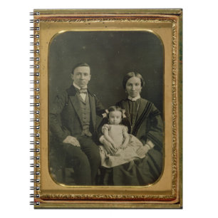 De Hiller-familie, c.1850 (daguerreotype) Notitieboek