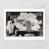 De Hillman Hawk 1937 Briefkaart (Voorkant)