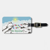 De Himalaya Bagagelabel (Voorkant horizontaal)