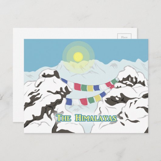 De Himalaya Briefkaart (Voorkant / Achterkant)