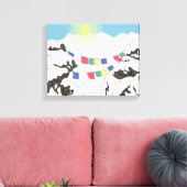 De Himalaya Canvas Afdruk (Insitu (Woonkamer))