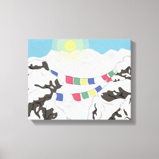 De Himalaya Canvas Afdruk (Voorkant)