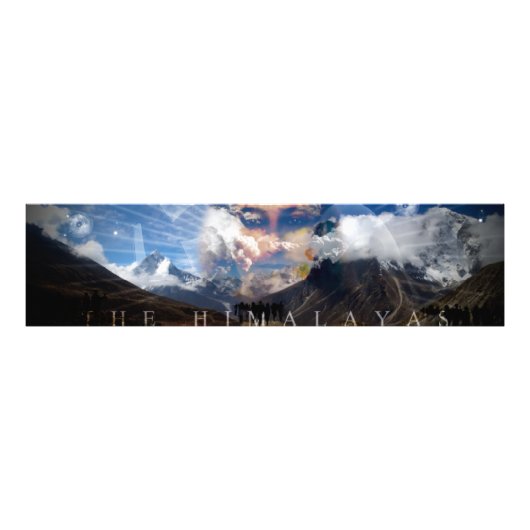 De Himalaya - Foto afdrukken (Voorkant)