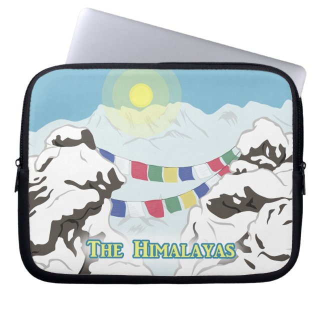 De Himalaya Laptop Sleeve (Voorkant)