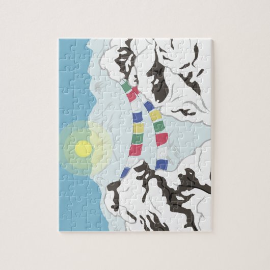 De Himalaya Legpuzzel (Verticaal)