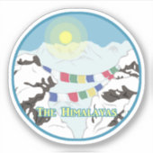 De Himalaya Sticker (Voorkant)