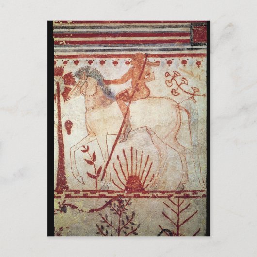 De hinderlaag van de Trojaanse Prins Troilus Briefkaart (Voorkant)