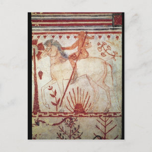 De hinderlaag van de Trojaanse Prins Troilus Briefkaart