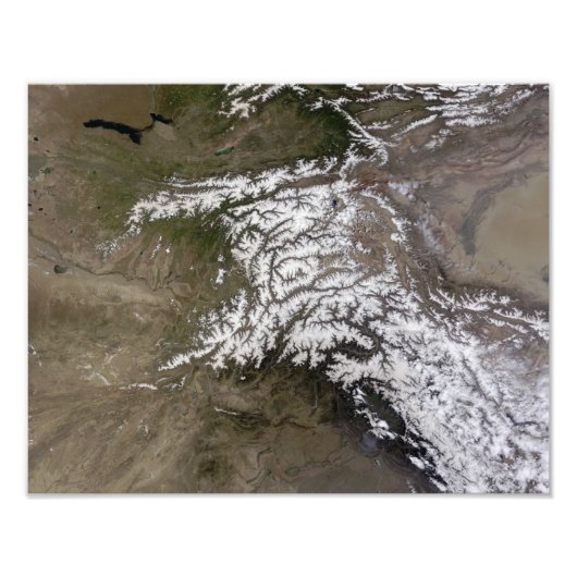 De Hindu Kush Foto Afdruk (Voorkant)