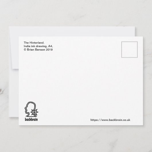 De Hinterland Flat-Kaart (Achterkant)