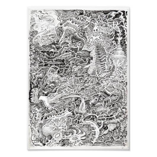 De Hinterland Foto Afdruk (Voorkant)