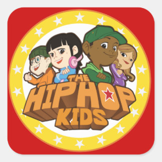 De hiphop Kinder Logo Stickers