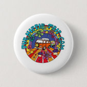 De Hippie Trip Button (Voorkant)