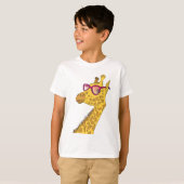 De Hipster-Giraffe T-shirt (Voorkant volledig)
