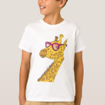 De Hipster-Giraffe T-shirt<br><div class="desc">met de hand getrokken giraf - met een beetje extra</div>